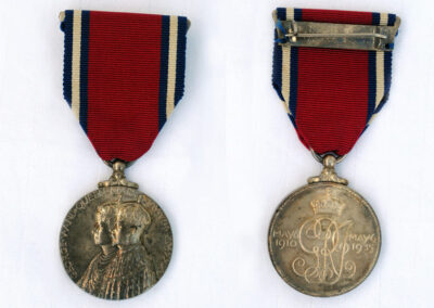 Medals to commemorate the Silver Jubilee celebrations of King George V